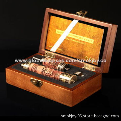 Smokjoy Electronic Cigarette 510 Rebuildable/Wooden Atomizers, N Fire LA2, 2.5mL Volume
